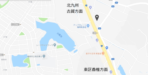 新宮町のリサイクルショップ/ブンダバー/縮小地図