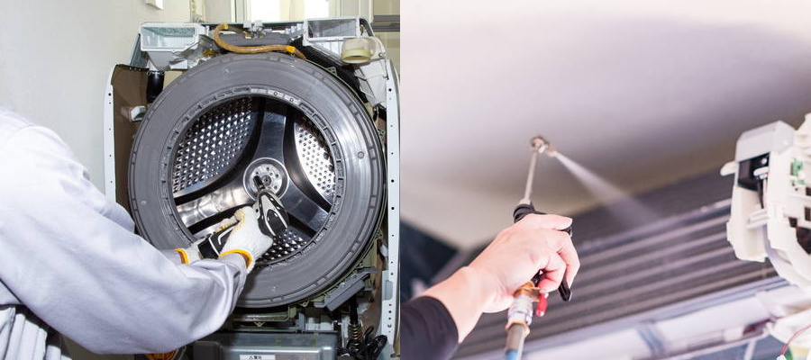 家電の分解清掃とメンテナンス